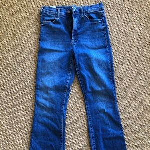 Mother high rise jeans